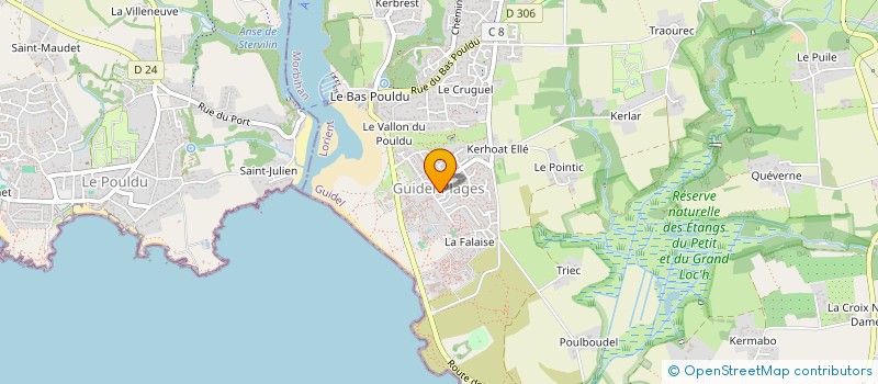 localisation de l'entreprise LORIENT VULCANISATION SERVICES  GUIDEL