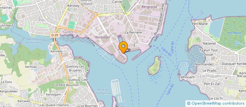 localisation de l'entreprise LORIENT YACHT SERVICE à LORIENT