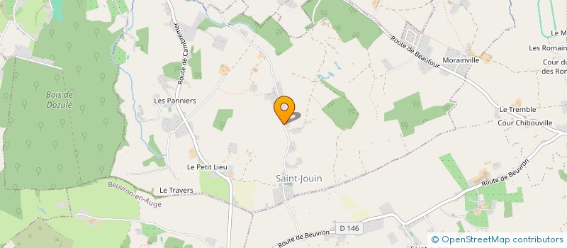 localisation de l'entreprise LORIEUX WILFREED à ANGERVILLE
