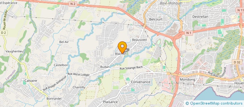 localisation de l'entreprise LORIGITAL  BAIE MAHAULT