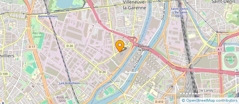 localisation de l'entreprise LORILORA FITNESS  VILLENEUVE-LA-GARENNE