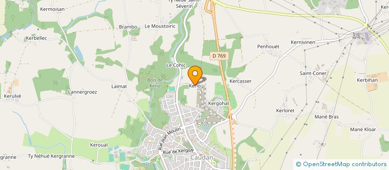 localisation de l'entreprise LORIM  CAUDAN