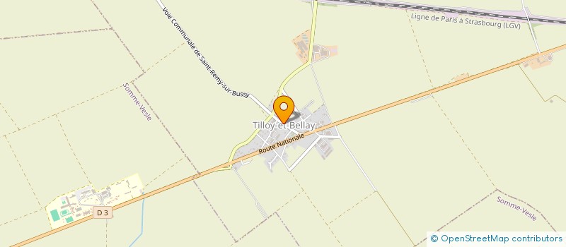 localisation de l'entreprise LORIN à TILLOY-BELLAY