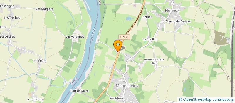localisation de l'entreprise LORIN à MOGNENEINS