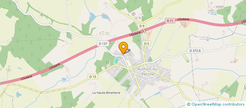 localisation de l'entreprise LORIN VALLEE COUVERTURE à AUTHON-DU-PERCHE