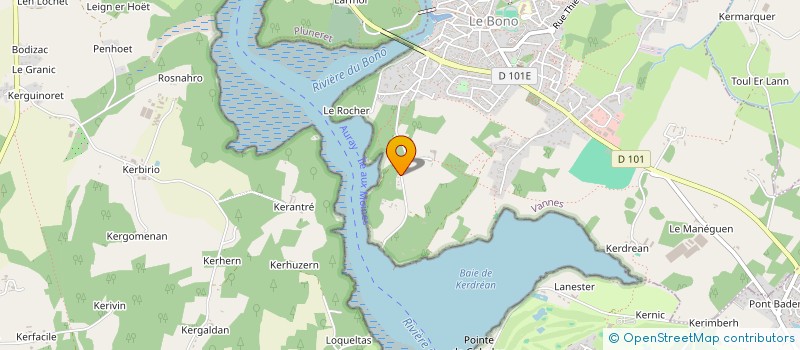 localisation de l'entreprise LORINAUD  LE BONO