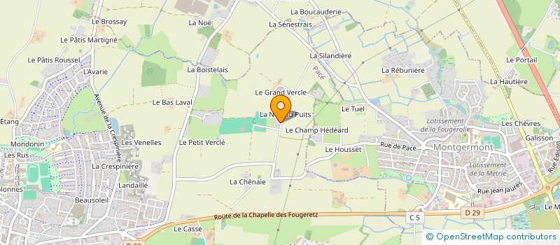 localisation de l'entreprise LORINE  PACE