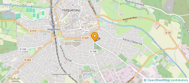 localisation de l'entreprise LORINE  HAGUENAU