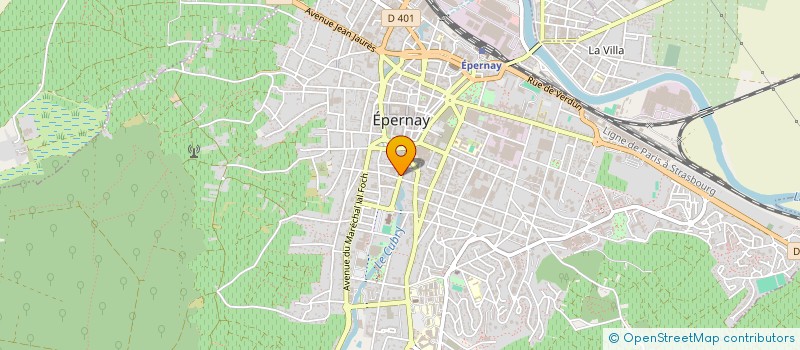 localisation de l'entreprise LORINE  EPERNAY