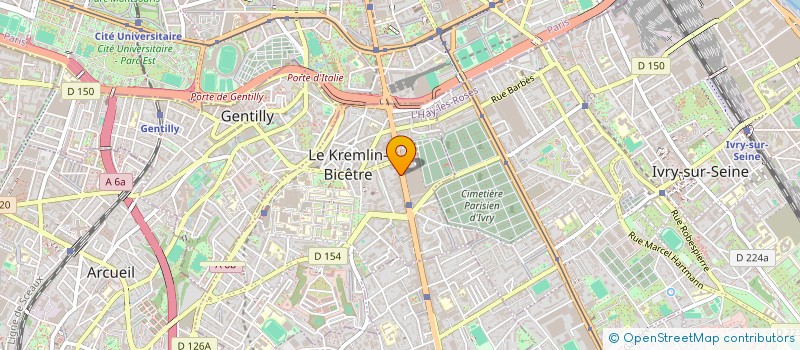 localisation de l'entreprise LORINE  LE KREMLIN-BICETRE