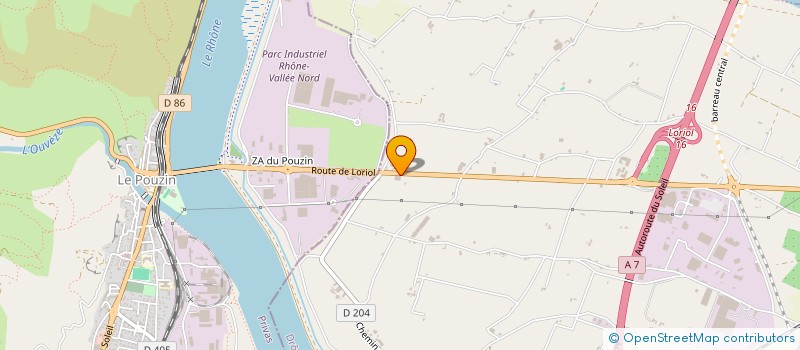 localisation de l'entreprise LORIOL AUTO à LORIOL-SUR-DROME