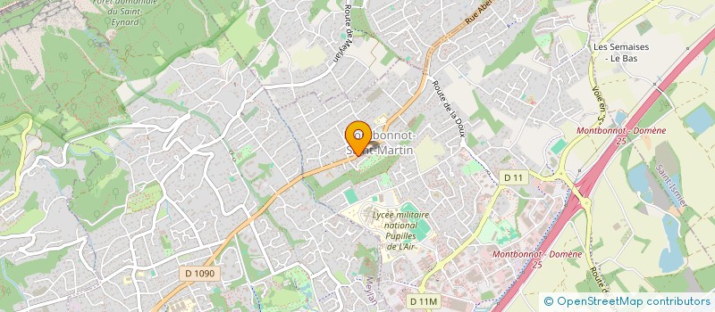 localisation de l'entreprise LORION  MONTBONNOT-SAINT-MARTIN