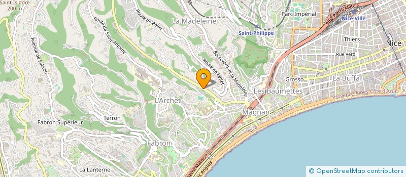 localisation de l'entreprise LORIONTO  NICE