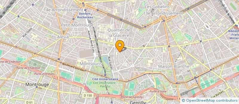 localisation de l'entreprise LORIOT JEAN MANIERE FRANCOISE à PARIS