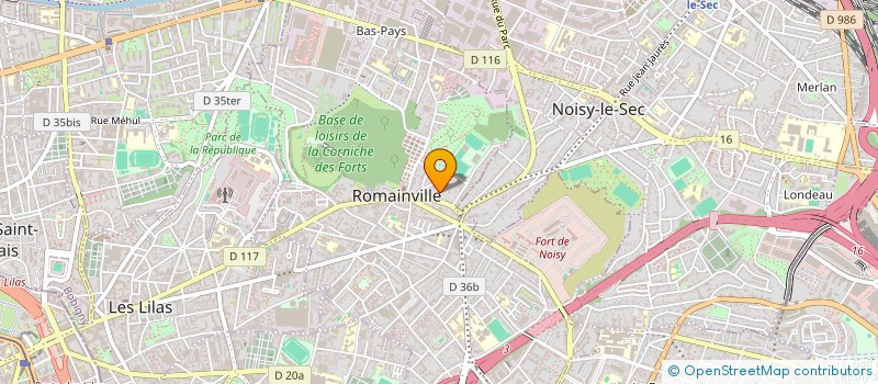 localisation de l'entreprise LORIOT SERVICES SARL à ROMAINVILLE