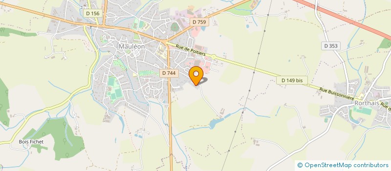 localisation de l'entreprise LORIOTS  MAULEON