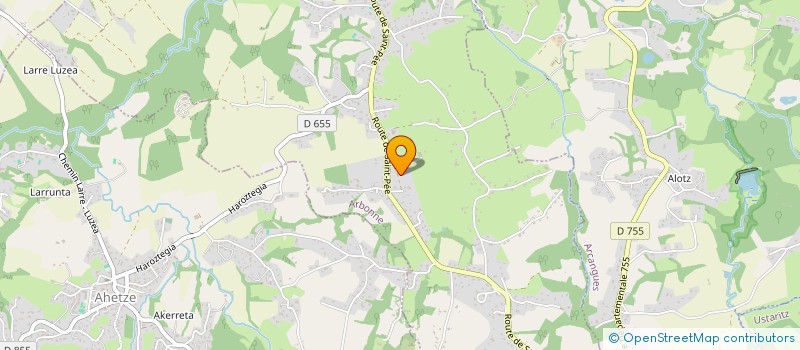 localisation de l'entreprise LORIOUX  ARBONNE