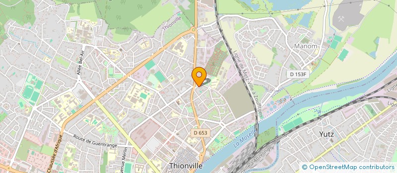 localisation de l'entreprise LORIS HUGO à THIONVILLE