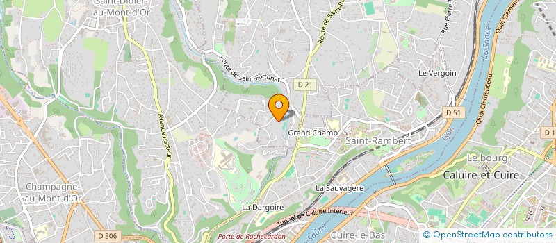 localisation de l'entreprise LORIS IMMO  SAINT-CYR-AU-MONT-D'OR