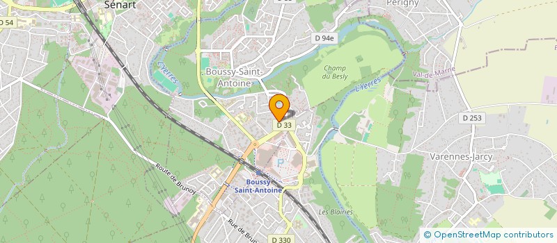 localisation de l'entreprise LORIS PARIS  BOUSSY-SAINT-ANTOINE