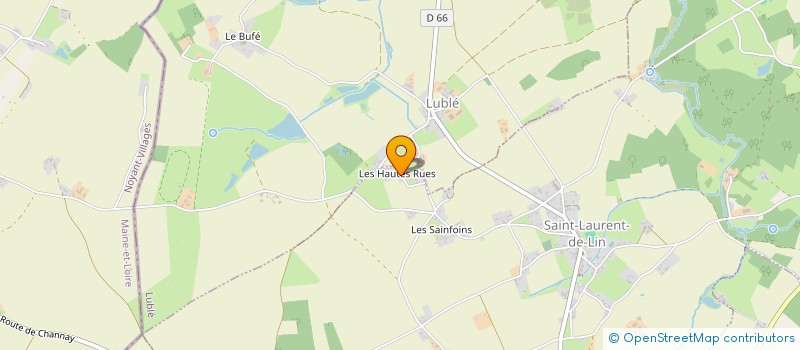 localisation de l'entreprise LORISIENNE  SAINT-LAURENT-DE-LIN