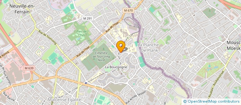 localisation de l'entreprise LORITEX à TOURCOING