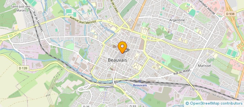 localisation de l'entreprise LORIX CONSEIL  BEAUVAIS