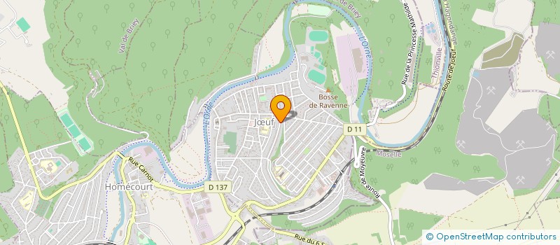 localisation de l'entreprise LORIZA  JUF