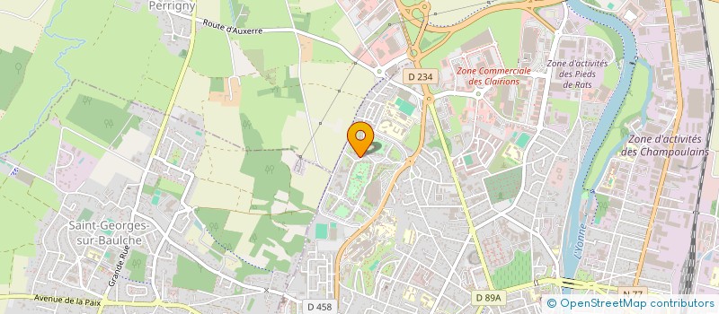 localisation de l'entreprise LORKADO TRANSPORT à AUXERRE