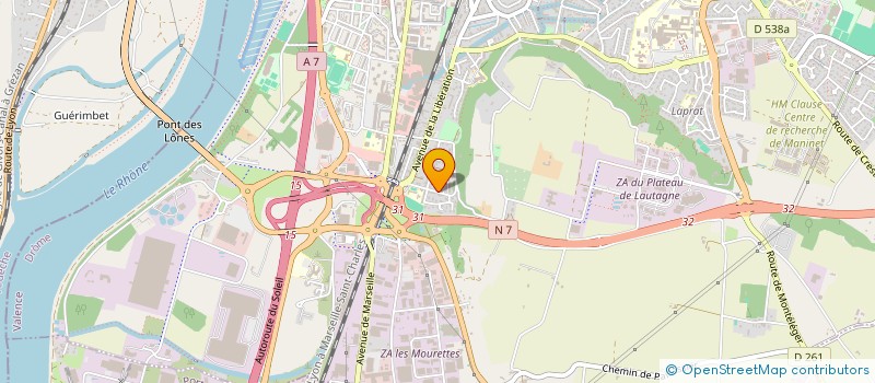 localisation de l'entreprise LORKID à VALENCE