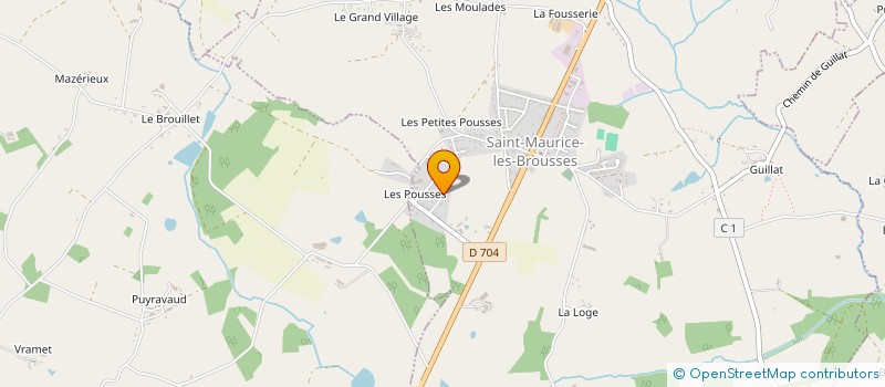 localisation de l'entreprise LORKYMAI à SAINT-MAURICE-LES-BROUSSES
