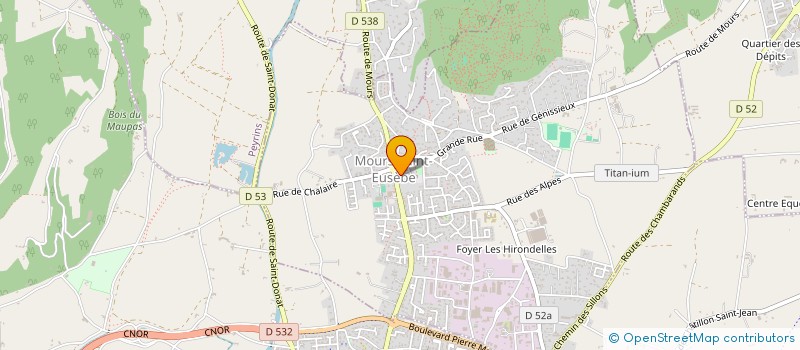 localisation de l'entreprise LORLISA  MOURS-SAINT-EUSEBE