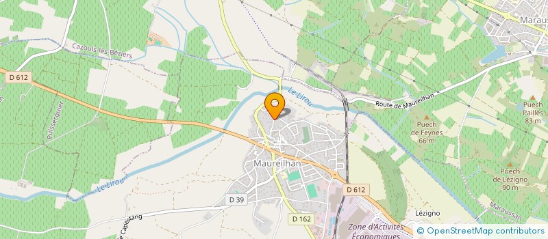 localisation de l'entreprise LORLOU  THEZAN-LES-BEZIERS