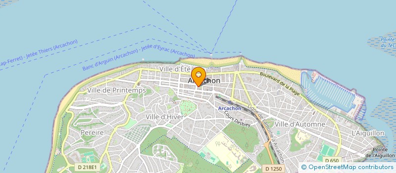 localisation de l'entreprise LORLOUVRE à LA TESTE-DE-BUCH