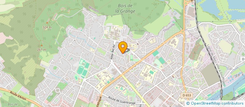localisation de l'entreprise LORLUX 2005 à THIONVILLE