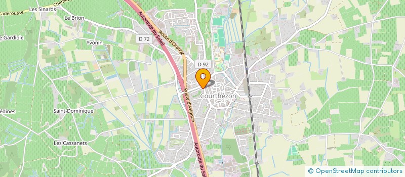 localisation de l'entreprise LORM  COURTHEZON