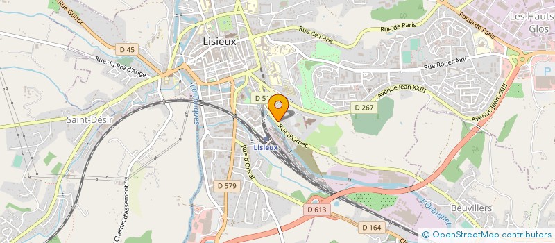 localisation de l'entreprise LORMAUTO  ARGENCES