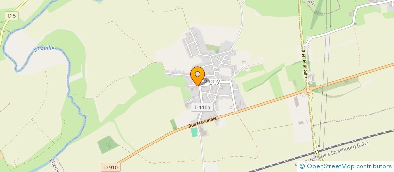 localisation de l'entreprise LORMAVENT à SILLEGNY