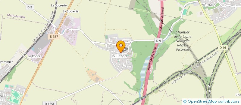 localisation de l'entreprise LORMETTE à VILLERON