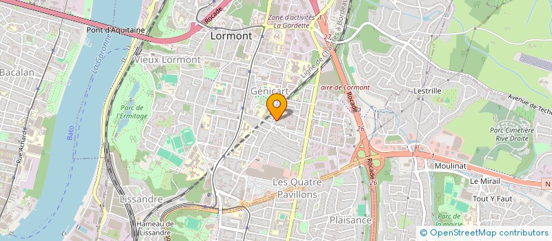 localisation de l'entreprise LORMONT HANDBALL  LORMONT