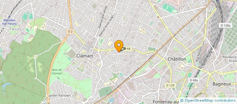localisation de l'entreprise LORMONT INVEST  CLAMART