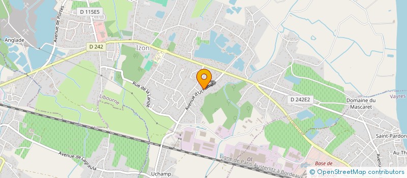 localisation de l'entreprise LORMONT KINESITHERAPIE  IZON