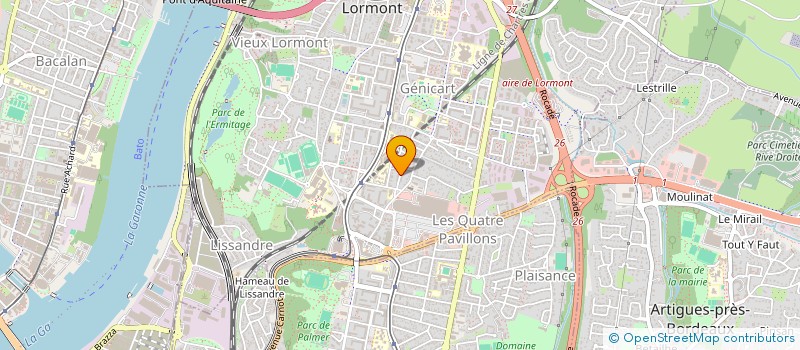localisation de l'entreprise LORMONTDIS à LORMONT