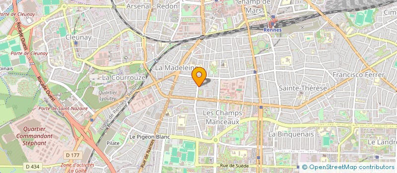 localisation de l'entreprise LORNA à RENNES