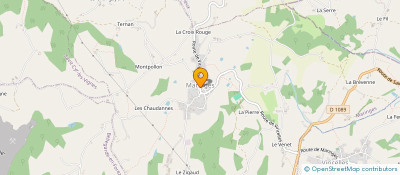 localisation de l'entreprise LORNAGIMMO  MARINGES