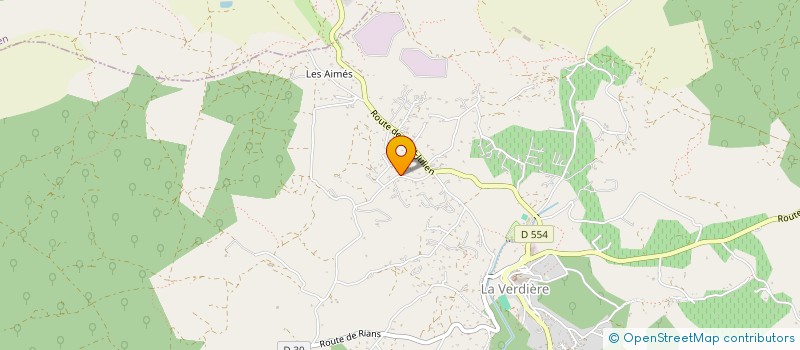 localisation de l'entreprise LORNARD à LA VERDIERE