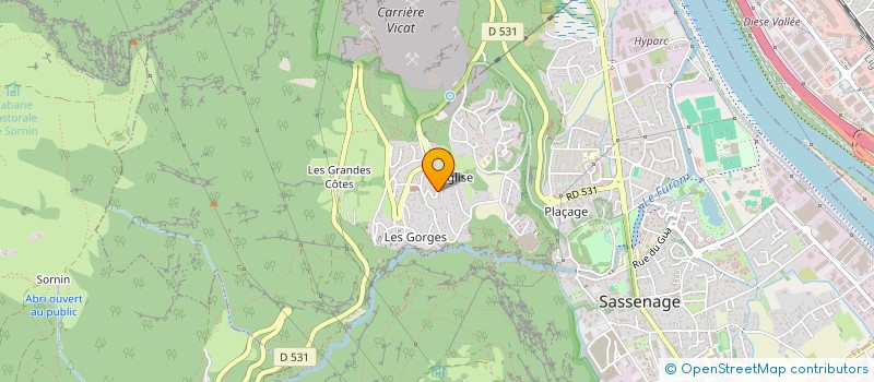 localisation de l'entreprise LORNIC  SASSENAGE