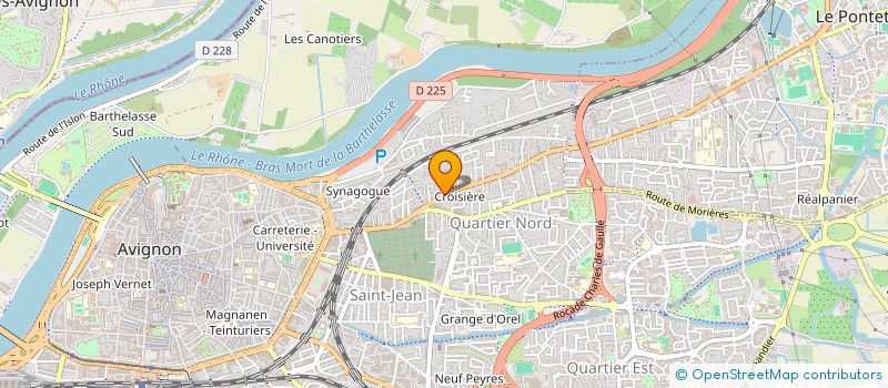 localisation de l'entreprise LORNOR IMMO à AVIGNON