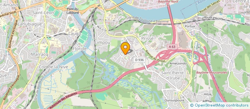 localisation de l'entreprise LOROA  BAYONNE