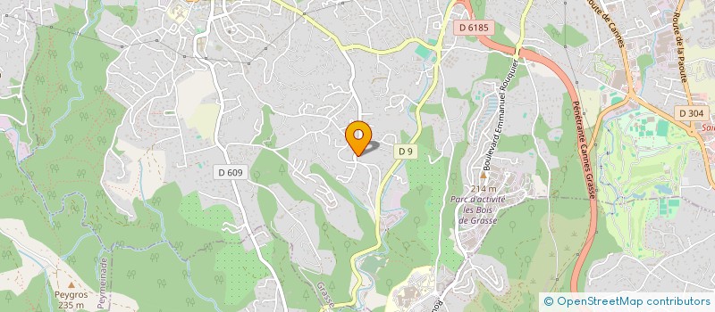 localisation de l'entreprise  LOROCHA   GRASSE